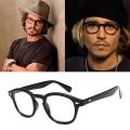 Men's Retro Round Small Frame Glasses Fashion Trend Casual Frame Male.