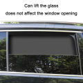 【In-Demand Item】 Black Magnetic Car Window Sunshade Double Sides Summer UV Protection Curtains Sun Auto Cover Diy Accessories. 