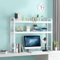 Table Organizer H28*L30 Inches Iron Lateral Filing Display Shelves Book Shelf Shelf Standing Table Top Space Saving Premium Solution.