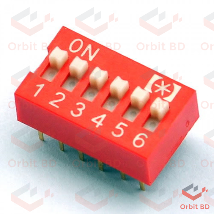 3Pcs%206%20Position%20DIP%20Switch%202.54mm%20Pitch%20Horizontal%20DIP%20Switch%20Six%20Positions%20Piano%20Type%20Dial%20DIP%20Slide%20Switch%20For%20Electronics%20Circuit%20PCB%20-%20Image%207