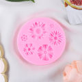 3D Sunflower Flower Petals Embossed Silicone Mold Relief Fondant Cake Decor Tool BDM.