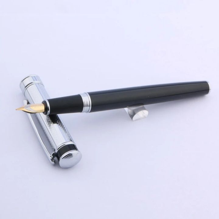 【Hey my home】brand BAOER 576 Silver Mesh Metal Pen Stationery Office Supplies