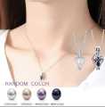 Natural Oyster Wish Pearl Vacuum Can Pendant Necklace Charm Necklace  Popular Fashion Women Jewelry Gift. 
