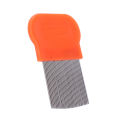 Long Teeth Hair Lice Comb Stainless Steel Flea Nit Dust Removal Super Fine Brush Long Teeth Hair Lice Comb Density Teeth Brush.