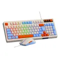 T-WOLF TF100 Wired Keyboard Mouse Gaming Combo. 