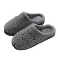 Simple Women Men Soft Warm Plush House Slippers Couple Winter Indoor Bedroom Shoes Thick Platform Fluffy Fur Home Cotton Slides. 