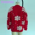 Amamia Women Sweater Windproof Ladies Warm Christmas Jacquard Knitted Sweater. 