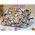 Hiphop Laptop Sticker Waterproof Removable Laptop Decal Sticker For Any Kind of Laptop - 16 by 10.1 inch.