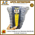 14Pcs Combination Spanner Set, Combination Wrench Set (6,7,8,9,10,11,12,13,14,15,17,19,22,24mm). 