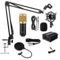 BM800 Mic Professional Condenser Studio Record Microphone Package - Ideal for Phone and Computer Recording, Complete Package for Audio Enthusiasts. 