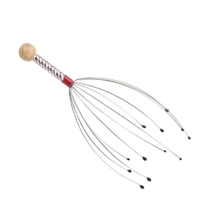 Pro Head Neck Scalp Relax Massager Stainless Steel Head Massage