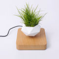 Levitating Plant Pot Rotation Flower Planters Magnetic Levitation Display Pot For Home Garden Office Desk. 