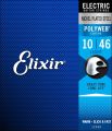 Elixir Strings- Electric Guitar Strings Nickel Plated Steel with POLYWEB Coating Longest-Lasting Warm Tone with Comfortable Feel 6 String Set Light -10-46 (USA). 