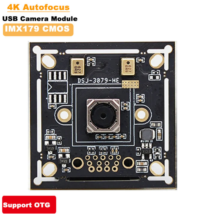 4K Camera Module 8MP CMOS Imx179 Sensor Mini USB UVC Webcam High Resolution Distortionless For Video Conference Machine Vision