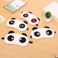 Korean version of cute panda shelter sleeping eye mask cartoon. 