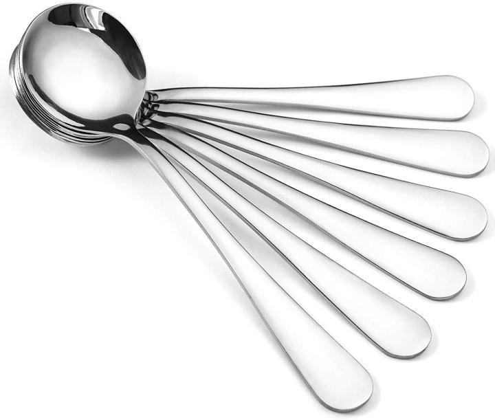 Stainless%20Steel%20Soup%20Spoon%20-%207%20Inch,%20A%20Set%20of%206%20Pieces%20-%20Image%203