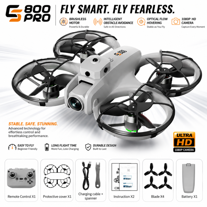 FLH%20S800%20360%C2%B0%20Protection%20Obstacle%20Avoidance%204.5in%20Screen%20Remote%20Control%20Quadcopter%202.4G%20Brushless%20Optical%20Flow%20Hover%20WIFI%20FPV%20RC%20Drone%20-%20Image%203