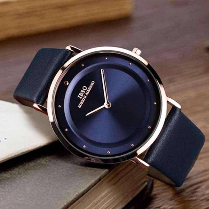 IBSO%20Leather%20Analog%20Watch%20For%20Men%20-%20Navy%20Blue%20-%20Image%202