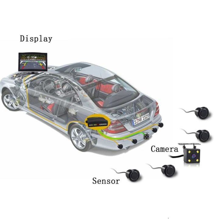 5.0%20inch%20monitor-gray-NY2208%20Parking%20Sensor%20Reverse%20Backup%20Assistance%20Car%20%20Visual%20Reversing%20Radar%20image%20System%20+%20Auto%20Rearview%20Camera%20Mirror%20Monitor%20-%20Image%204