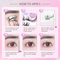 GENIELASH C/D/D+ Curl Lazy Cat Lashes DIY Cluster Eyelashes Sun Flower Black Line 40 Cluster Set Eyelash Extension Medium Length Soft Nature Individual Lashes. 