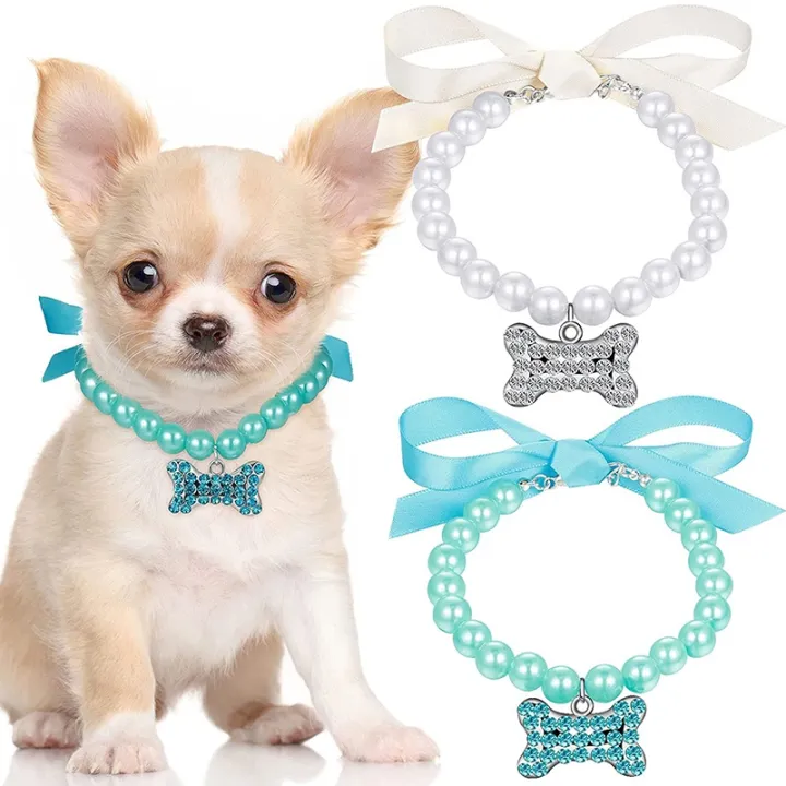Pet%20Pearl%20Necklace%20with%20Bone%20Rhinestone%20Dog%20Necklace%20Collar%20Adjustable%20Cat%20Artificial%20Pearl%20Neck%20Strap%20for%20Small%20Cat%20Dog%20-%20Image%204