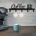 Coffee Mug Holder Wall Mounted, Metal Coffee Mug Rack for Wall, Coffee Cup Rack wall hooks,coat hooks,coat hanger.