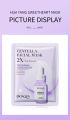 BIOAQUA Centella Collagen Face Mask | Hyaluronic Acid Moisturizing & Refreshing Facial Sheet Mask | Hydrating Skin Care for Soft, Glowing Skin 30g.