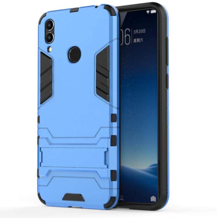 Cover For huawei honor 8c phone case new for girl Shockproof Rubber Robot Armor Holder Phone Casing