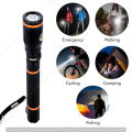 Geepas GFL4659 Rechargeable LED Flashlight - Portable Waterproof Hyper Bright 3W CREE LED Torch Light | 1.5 Hours Working with 1000M Distance Range. 