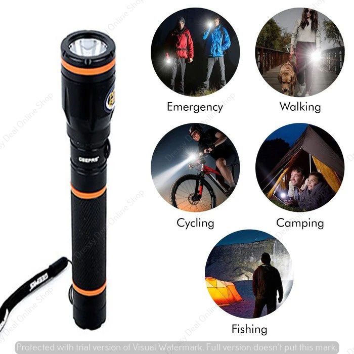 Geepas%20GFL4659%20Rechargeable%20LED%20Flashlight%20-%20Portable%20Waterproof%20Hyper%20Bright%203W%20CREE%20LED%20Torch%20Light%20%7C%201.5%20Hours%20Working%20with%201000M%20Distance%20Range%20-%20Image%203