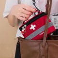 Portable First Aid Kit, Travel Medicine And Medication Storage Bag. 