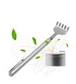Professional Telescopic Back Scratcher Stainless Steel Massager Extendable Pen Shape Body Massager-1PCS.