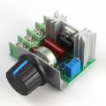 LALA 220V 2000W Speed Controller SCR Voltage Regulator Dimming Dimmers Thermostat.