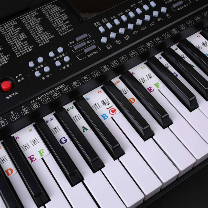 2X%20Piano%20Keyboard%20Stickers%20Grand/Electric%20Piano%2061%20Keys%20Stave%20Notation%20Note%20Strip%20Label%20Symbol%20for%20Beginners%20Students%20-%20Image%202