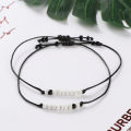 I Love You Morse Code Bracelet Anklet Charm Beaded Bracelet Handmade Anniversary Gift Gift Woven Jewelry. 