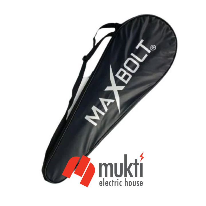 Maxbolt Durable Black Badminton Rackets Bag Waterproof Fabric Protective Cover Sports Equipment Professional Carrying Bag