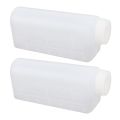 Oil Mixing Bottle Container, Professional 2 Stroke Oil Petrol Fuel Mix Bottle 600ML 2PCS for Chainsaw.