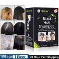 10PCS DEXE Black Hair Dye Shampoo Permanent Instant 5-Min Hair Color Dye Natural. 