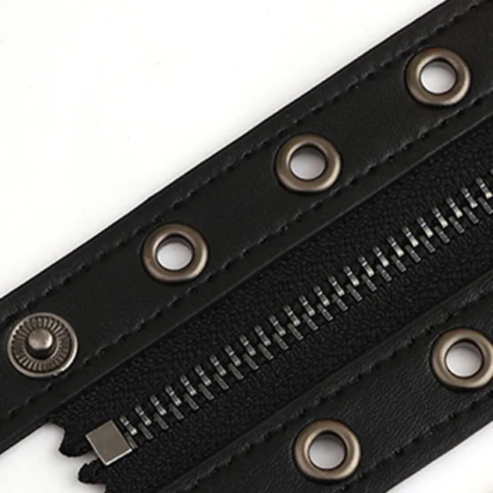 Black%20Gothic%20Big%20Wide%20Leather%20Bracelet%20with%20Zipper%20Rivet%20Wrap%20Bracelets%20for%20Men%20Women%20High%20Quality%20Button%20Adjustable%20Wristbands%20-%20Image%205