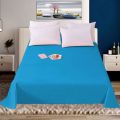 1Pc Thick 100% Cotton Flat Sheet Solid Color High Quality Bed Sheet Various Sizes Can Be Customized. 