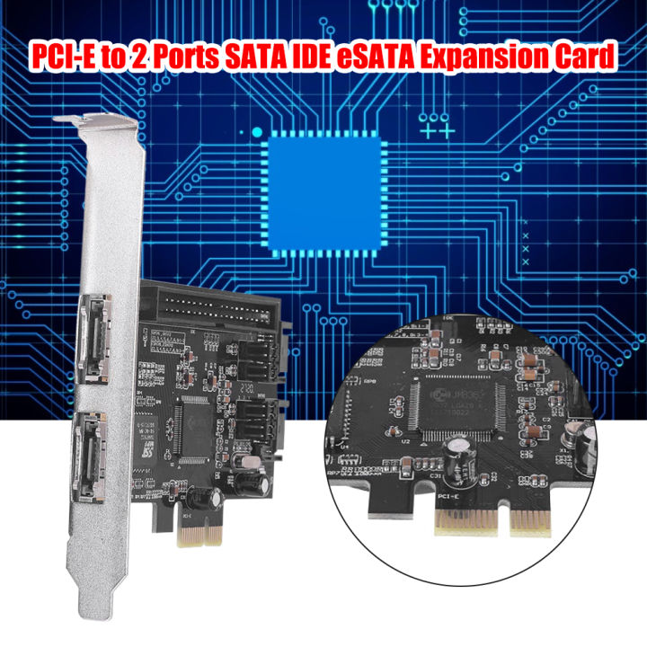 PCIe%20to%202%20Ports%20SATA%20IDE%20eSATA%20RAID%20Controller%20Cards%20PCI%20Express%20Expansion%20Card%20-%20Image%203