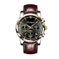 POEDAGAR 2021 Men Watches Leather Quartz Watches Top Brand Luxury Blue Wristwatch Waterproof Luminous Fashion Sport Clock.