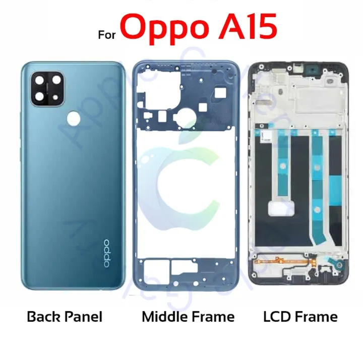Full%20Body%20Housing%20For%20Oppo%20A15/A15s%20Front%20LCD%20Frame%20Panel,%20Middle%20Bezel%20Frame%20and%20Back%20Panel%20-%20Image%203