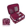 Makeup Organizer Bag -Maroon color. 