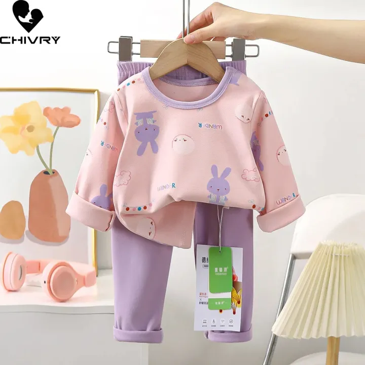 New%202023%20Kids%20Pajamas%20Boys%20Girls%20Autumn%20Cute%20Cartoon%20Strawberry%20Long%20Sleeve%20O-Neck%20Clothing%20Sets%20Toddler%20Baby%20Pyjamas%20Sleepwear%20-%20Image%205