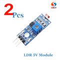 2pcs-5V DC Photoresistor Car LDR Relay Module Detect Sensor Light Controller Switch.