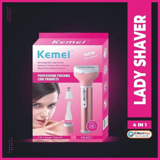 Kemei%20KM-6637%20Multifunctional%204%20in%201%20Rechargeable%20woman%20body%20shaver%20Beard%20Eyebrow,%20Nose%20Trimmer%20set%20Female%20Electric%20shaver%20-%20Image%208