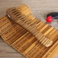 【Hey my home】Beauty Wooden Natural Sandalwood Wide Tooth Comb Comb Hair. 