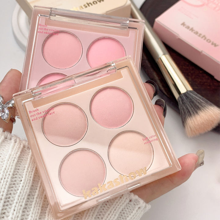 Kakashow%20Summer%20Collection%20Four-Tone%20Blush%20Natural%20Easy%20to%20Blend%20Matte%20Pigment%20Contour%20Palette%20Girly%20Blush%20Rouge%20-%20Image%202