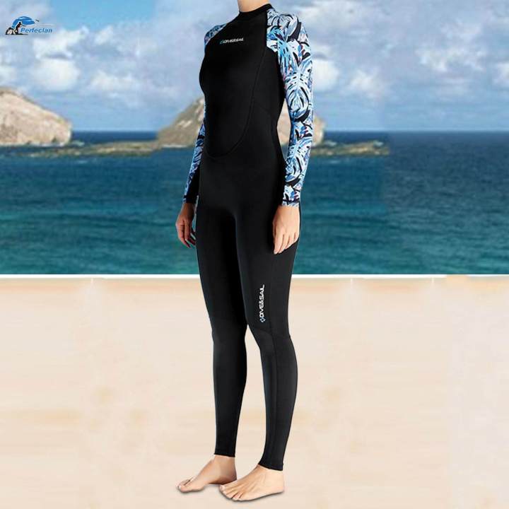 Women%20Wetsuit%20Scuba%20Diving%20Suit%20Cold%20Feel,%20Back%20Zip%20Dive%20Skins%20Wet%20Suit%20Swimsuit%20XXL%20Black%20-%20Image%208